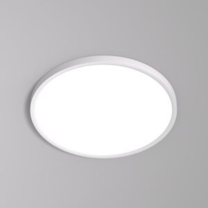 DK6522-WH Накладной светильник THIN, IP40, 36W, 3000K/4000K/6500K, переключатель цветовой температуры на корпусе, белый, полимер