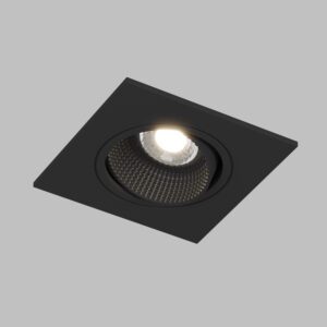 DK3071-BK Встраиваемый светильник, IP 20, 10 Вт, GU5.3, LED, черный/черный, пластик
